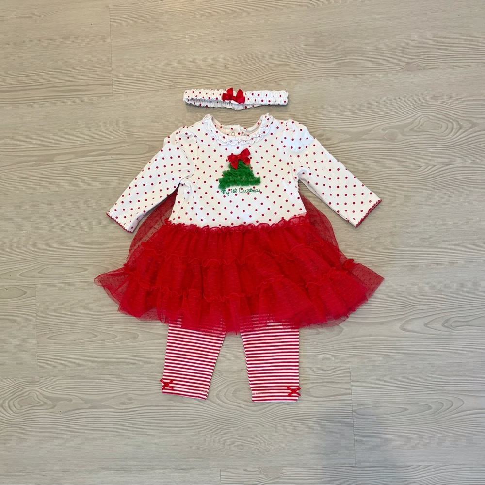 Little Me “My 1st Christmas” Set - Size 12 month